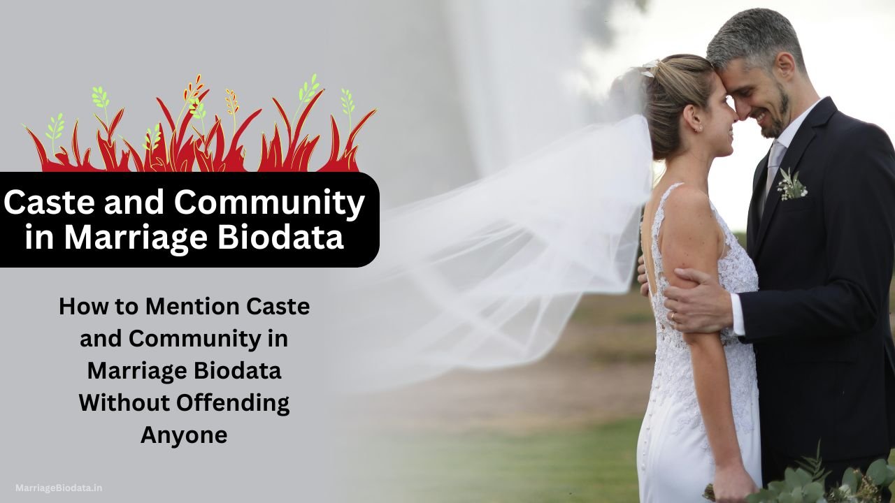 How to Mention Caste and Community in Marriage Biodata Without Offending Anyone