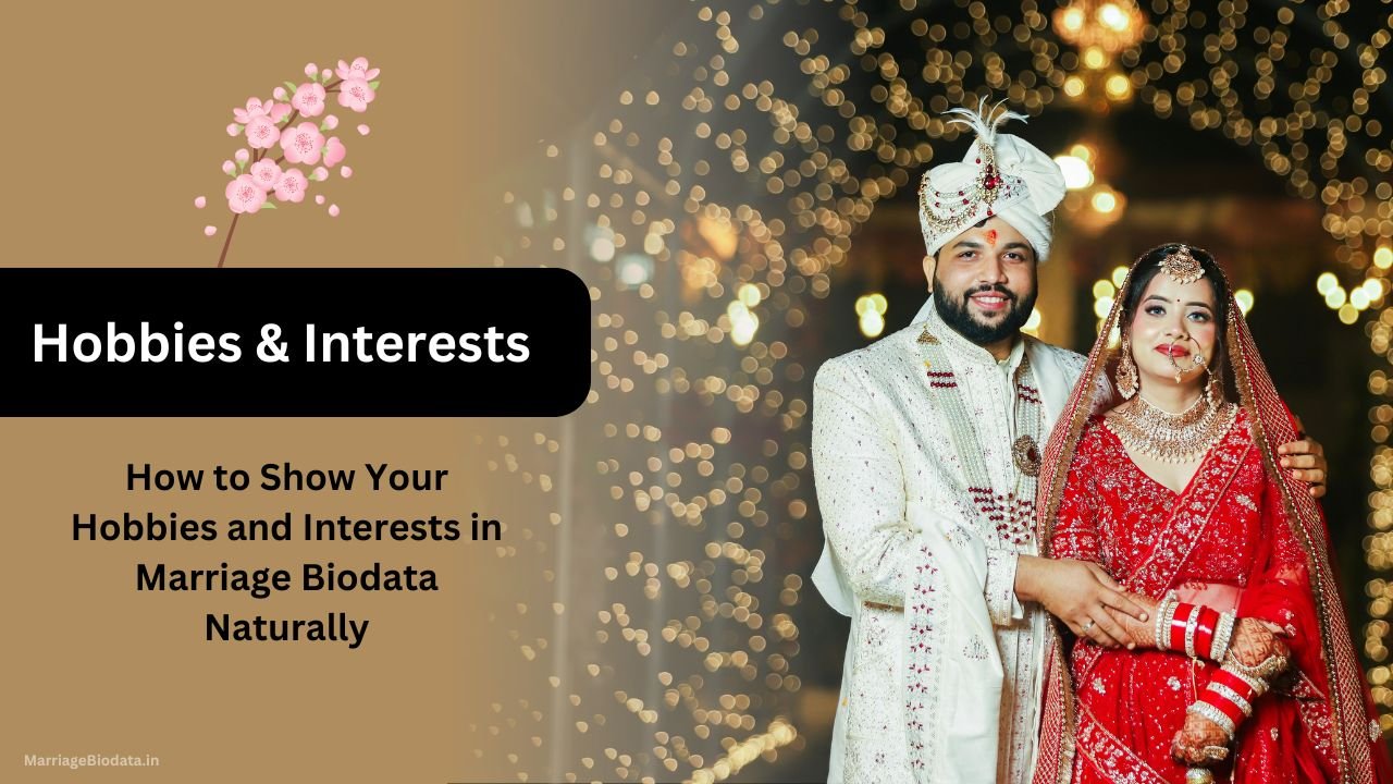 How to Show Your Hobbies and Interests in Marriage Biodata Naturally