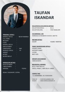 Download Free Wedding Biodata Word Template