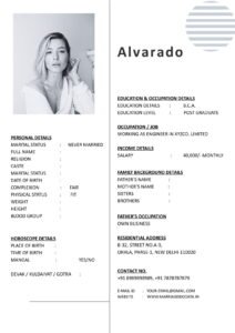 Download Wedding Biodata Word Free Format