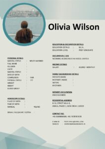 Editable Marriage Biodata Template Word Free Download