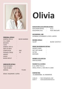 Free Download Wedding Biodata Word Format