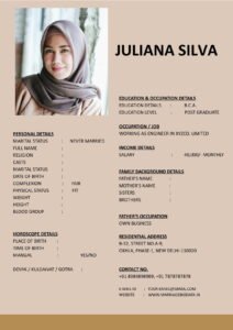 Free Editable Wedding Biodata Word Download