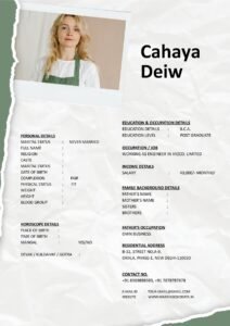 Free Marriage Bio Resume Word Format Download