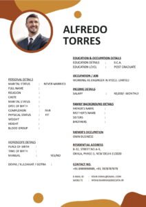 Free Marriage Biodata Form Word Download