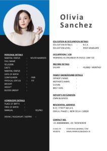 Free Marriage Biodata Word Format for Couples