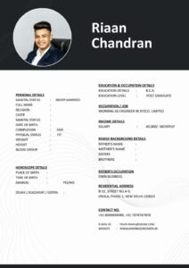 Free Marriage Resume Word Format Download