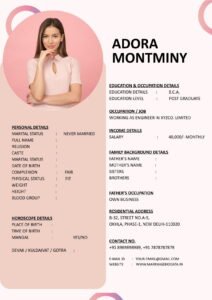 Free Matrimonial Biodata Template Word Format