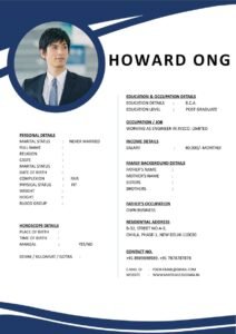 Latest Wedding Biodata Template Word Free Download