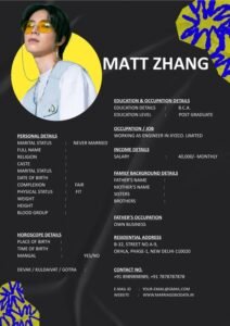 Marriage Bio Creator Word Format Free