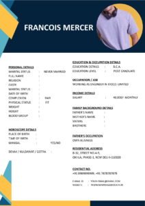 Marriage Introduction Format Word Free File