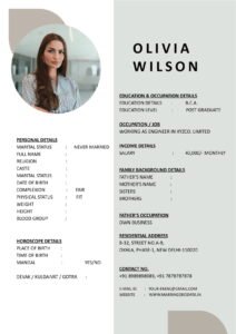 Marriage Summary Format Word Free Template