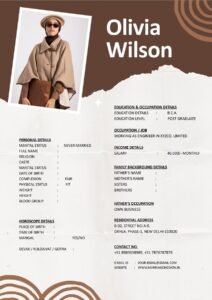 Matrimonial Bio Resume Word Download