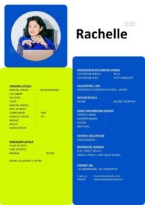 Matrimony Resume Builder Word Template