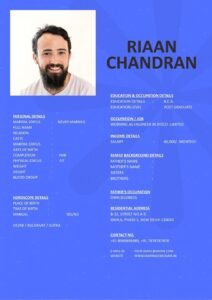 Shaadi Bio Resume Builder Word Format