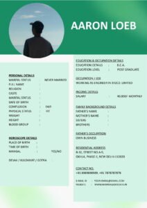 Wedding Profile Builder Word Format Free