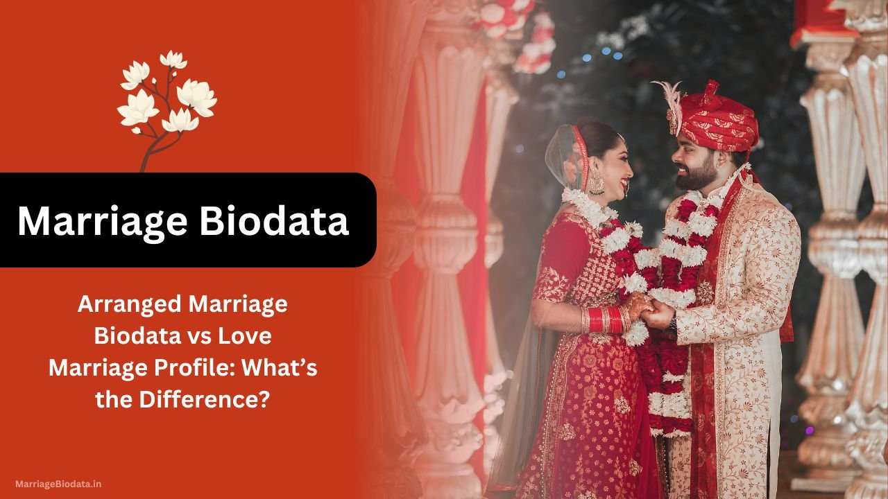 Arranged Marriage Biodata vs Love Marriage Profile What’s the Difference