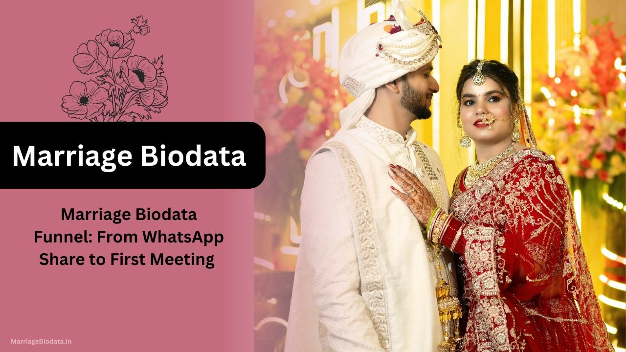 Marriage Biodata Funnel From WhatsApp Share to First Meeting