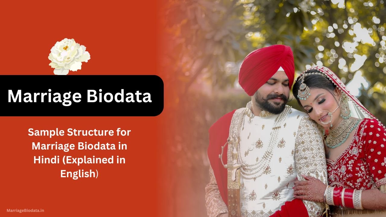 Sample Structure for Marriage Biodata in Hindi (Explained in English)